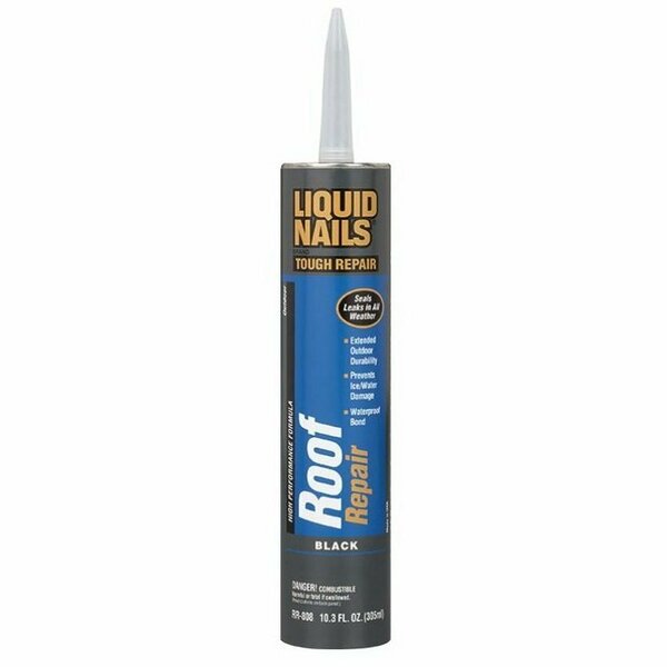 Liquid Nails CAULK SEALANT BLACK 10.3OZ RR-808 10.3OZ